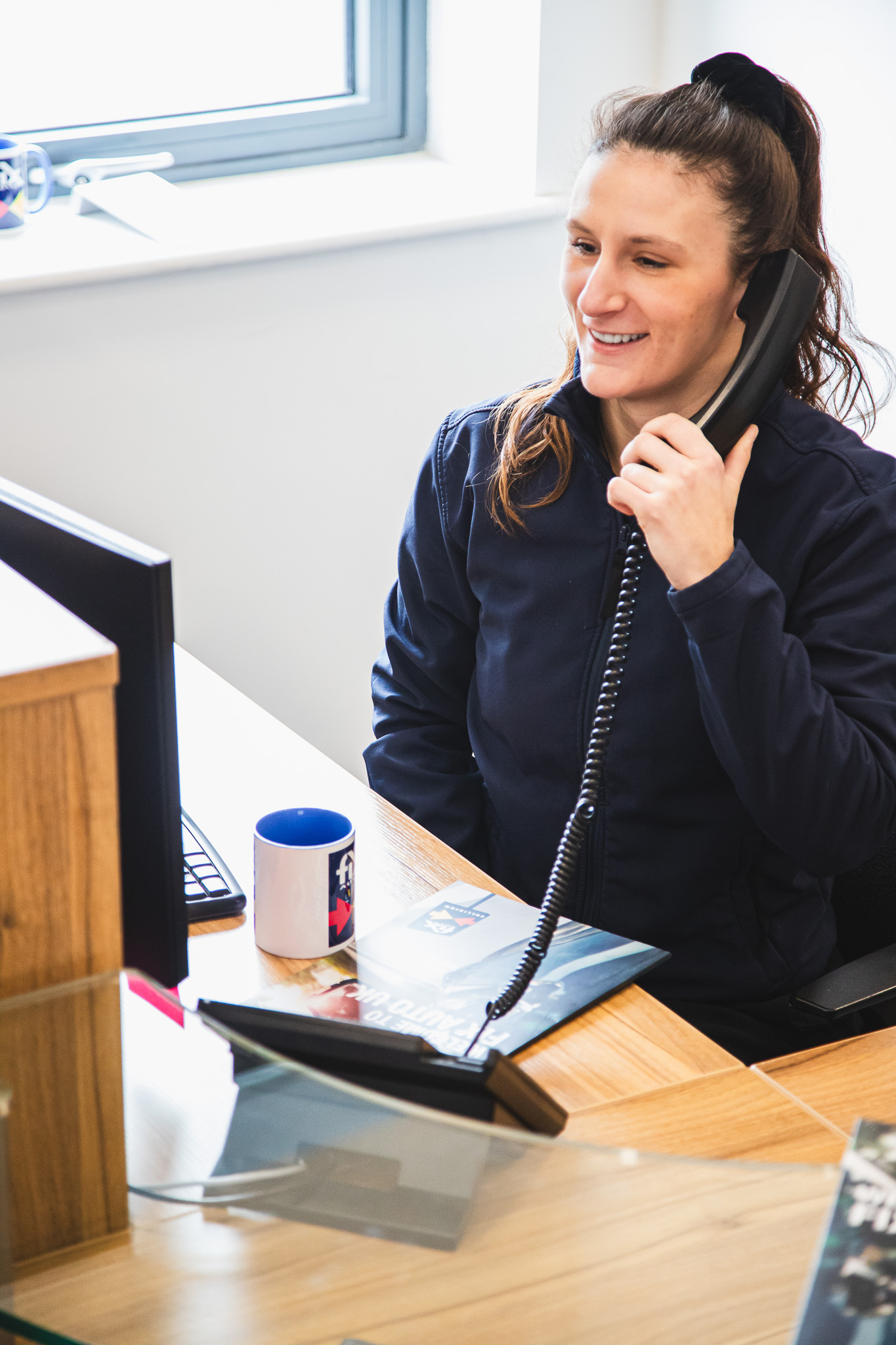 woman talking on the phone